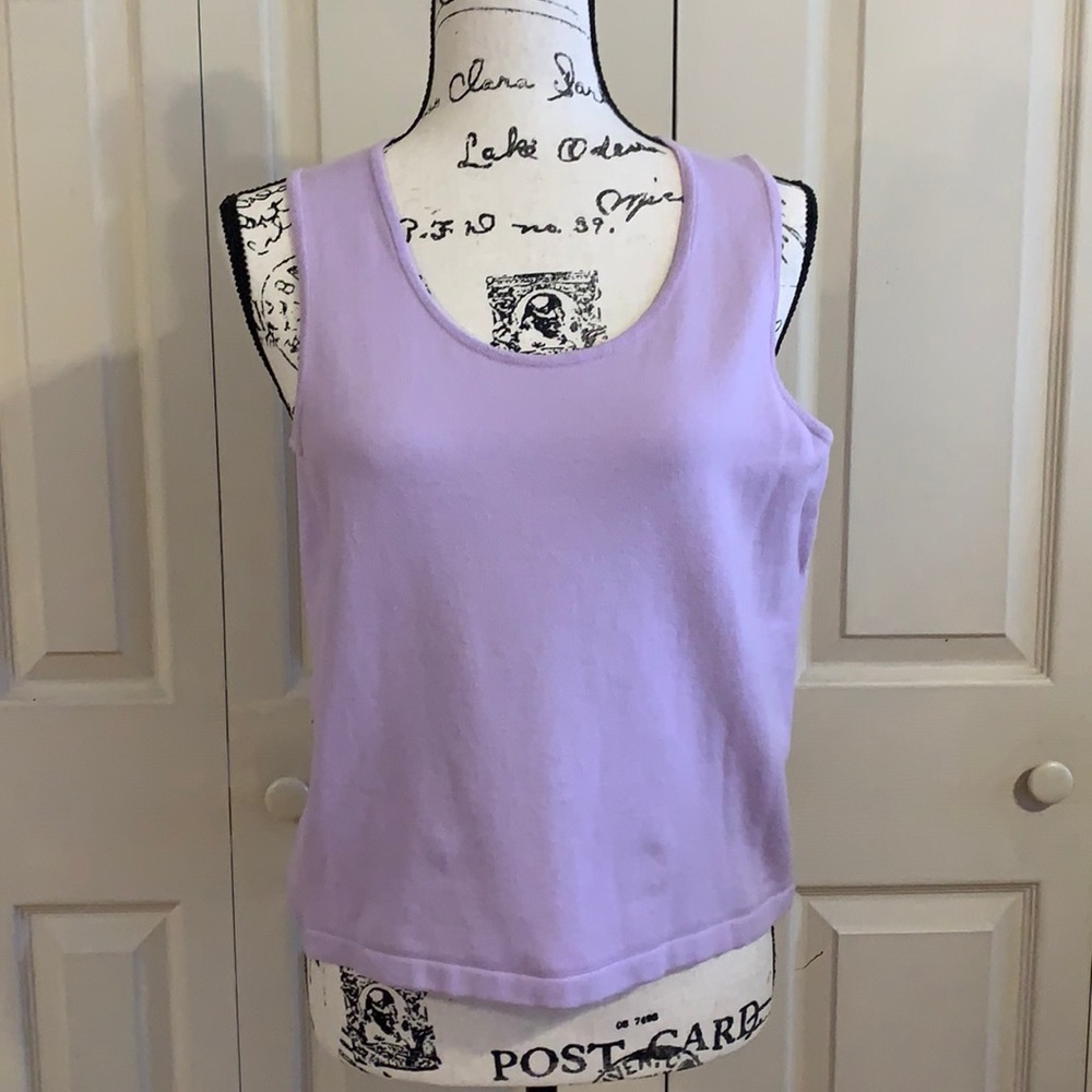 Summer weight sweater tank